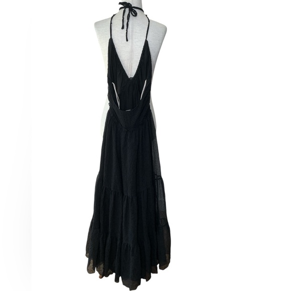 Le Fou Wilfred Swing Maxi Dress Halter Neck in Black Size XXSmall - Picture 3 of 9
